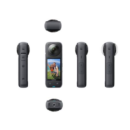 Insta360 X4 - kamera sportowa 360°, 8K, 72MP, WI-FI, Bluetooth 5.2_Kamera z każdej strony_4